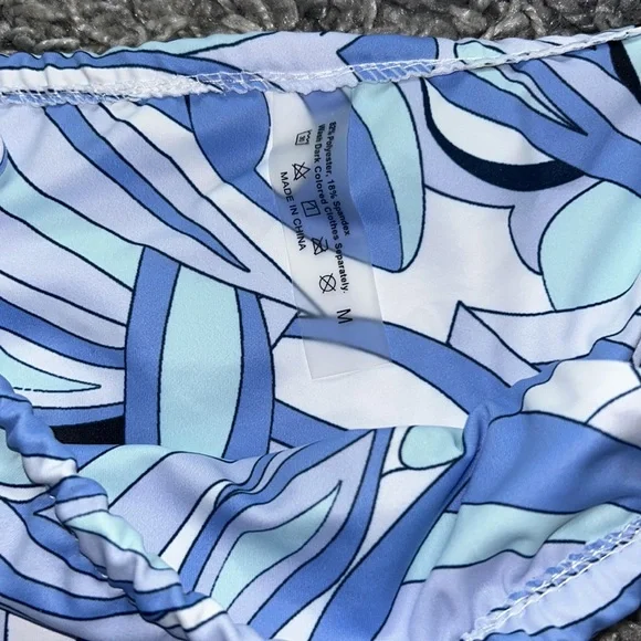 SHEIN Blue Pattern Bikini M - Picture 4 of 5